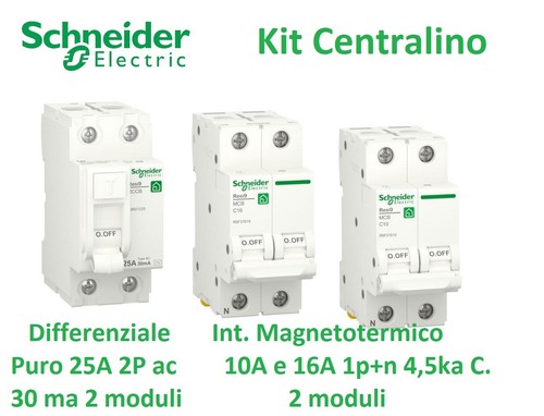 Kit centralino schneider - kit,