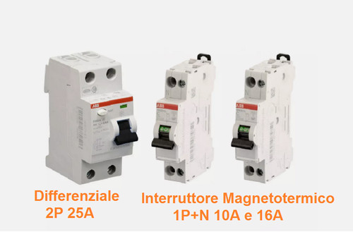 Kit abb salvavita - salvavita, 25a